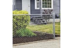 China 8 Foot Waterproof hot dipped Galvanized Plastic Coated Chain Link Fence supplier