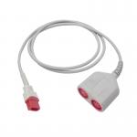 Compatible 6pin Dual Head Spacelabs Ultraview IBP Adapter Cable B3012-16 for sale