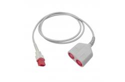 China Compatible 6pin Dual Head Spacelabs Ultraview IBP Adapter Cable B3012-16 supplier