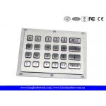 24 Metal Keys Industrial Numeric Keypad Vandal Proof For Kiosk Gas Stations