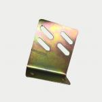 China High Precision Metal Stamping Bracket With Yellow Zinc Plating Surface for sale