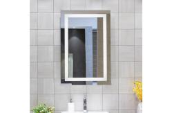 China Living Room Illuminated Rectangle Shaving Shower Room Bathroom Mirrors With Touch Switch supplier