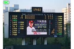 China Front Maintenance External Electronic Signs Led Display Stadium P10 8000cd/㎡ Brightness supplier