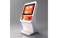 China 27 Inch Cash Register Coin Receiver Self Service Payment Kiosk NFC Card Reader supplier