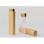 Gold Square Twist And Spritz Atomiser Refillable 20ml Glass Lovely Matte for sale
