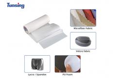 China TPU Hot Melt Adhesive Film Double Side 1380mm Width Roll Lamination Material Bonding High Strength Glue Hot Melt Adhesive Film for Garment Leather supplier