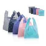 Waterproof 210D Reusable Foldable Shopping Bag For Supermarket for sale