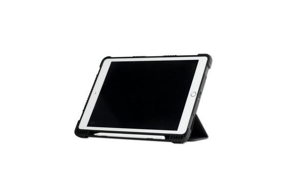 Clear Rugged Ipad Cases Cover With Soft Edge Magnetic Tri Fold Cover Stand