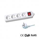 NF CE Certificate 1.5m extension socket with Euro Plug for sale