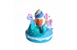 China 3 Seats Fun Carousel Kiddie Ride Amusement Doll Machine Customized supplier