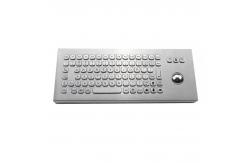 China Desktop Compact Industrial Keyboard With Trackball Metal Vandal Proof supplier