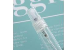 China 2ML 3ML 5ML & 10ML Empty Glass Perfume Spray Sample Container With Plastic Sprayer supplier