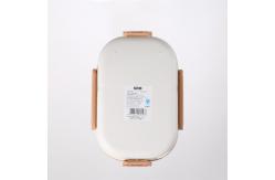 China Office Worker Student Microwave Plastic Lunch Boxes With Cutlery supplier