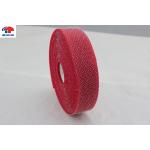 Strong Sticky Red Mushroom hook and loop fastener tape , adhesive Hook Loop Fastener for sale