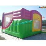 Hello Kitty Rent Inflatable Bouncer Slide , Castle With Slide For Childrens