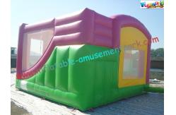 China Hello Kitty Rent Inflatable Bouncer Slide , Castle With Slide For Childrens supplier