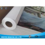 380gsm Matte Eco Solvent Printable Canvas , Plotter Inkjet Cotton Canvas Rolls for sale