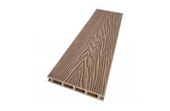 China Stylish Waterproof 3D Embossed WPC Decking For Garden And Balcony supplier