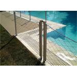 Swimming Pool 5.0mm Stainless Steel Wire Rope Mesh 7 X7 for sale