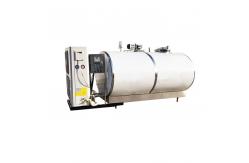 China Chilling Storing Milk Cooling Tank 304ss 2000 Liter Horizontal supplier