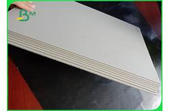 China Recyclable 300 - 2600 GSM Grey Chipboard For Storage Box High Smoothness supplier