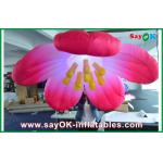1.5m Diameter Inflatable Lighting Decoration Flower / inflatable Flower Lighting