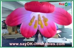 China 1.5m Diameter Inflatable Lighting Decoration Flower / inflatable Flower Lighting supplier