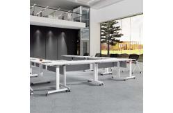 China Durable Office Meeting Desk Foldable White Conference Room Table supplier