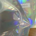Clothes Underwear Packaging Stand Up Zipper Pouch Bags Iridescent Glitter Holographic k