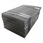25x3 25x4 Press Locked Steel Grating Black Serrated Steel Bar for sale