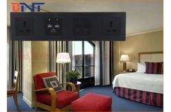 China Intelligent Media Hub , Brushed Aluminum Alloy Mutimedia Wall Socket supplier