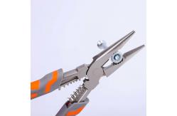 China 232mm Burnished Long Skinny Pliers Long Handle Pliers High Leverage supplier