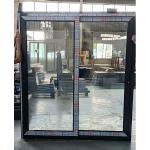 Black Bifold UPVC Sliding Window And Door For Balcony ISO9001 Certificated for sale