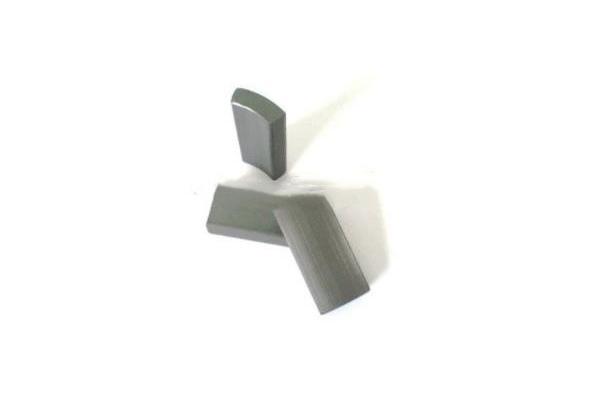 Seat Motor Ferrite Magnets Segment Arc Shape Charcoal Gray