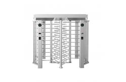 China Stainless Steel Dual Lane Full High Turnstile Semi Auto Security Access Control supplier