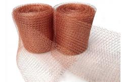 China Customized 99% Pure Copper Mesh Roll 276mm Width for Thermal Insulation supplier