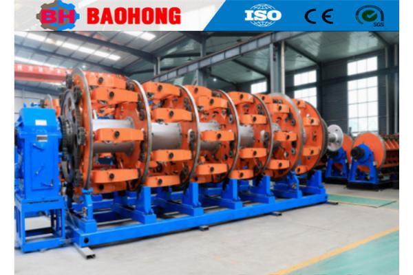 75KW Steel Wire Cable Armored Stranding Machine For Armoring Processing