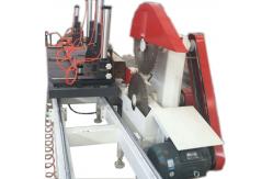 China wood splitter sawmill machine/New Design Table Circular Sawmill with Log Carriage supplier