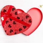 Shockproof Heart Shape Paper Cushion Pad Logo Printed Wood Pulp for sale