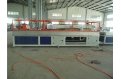 China Window and Door Frame Plastic Profile Extrusion Line , Ceiling / Couch Profile Machine supplier