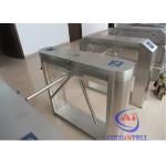 Outdoor Tripod Turnstile Gate , Remote Control train station turnstile Entry for sale