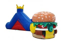 China Hot Sale Inflatable Tunnel Maze Games In Hamburger Shape For Kids supplier