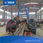 Africa 10 inch gold mining dredger for river gold selection 150m3/h for sale