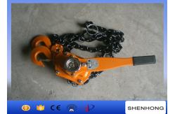China Cable Pulling Tools Hand Chain Hoist / 3 Ton Level Chain Hoist Block supplier