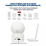 360° Horizontal Panoramic Home Security CCTV Camera Night Vision Motion Detecting