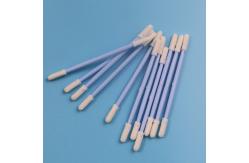 China Micro Round Head Sponge Cleanroom Foam Swab 3.2mm Lint Free supplier