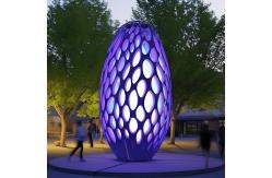 China Metal Light Art Sculpture Enhancing Outdoor Spaces With Beauty And Light supplier