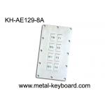 Water proof IP65  Kiosk Metal keypad with 8 keys for Mining Machinery for sale