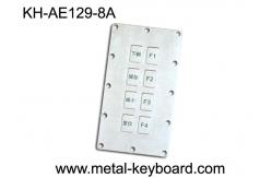 China Water proof IP65  Kiosk Metal keypad with 8 keys for Mining Machinery supplier