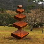 Contemporary Corten Steel Sculpture Art Tree 200mm - 3500mm Easy To Clean for sale